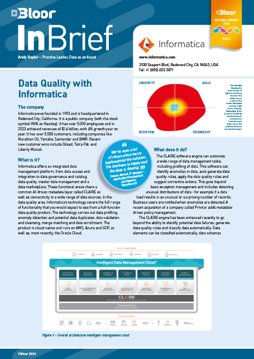 Data Quality with Informatica