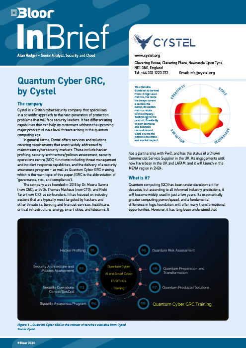 Quantum Cyber GRC, by Cystel