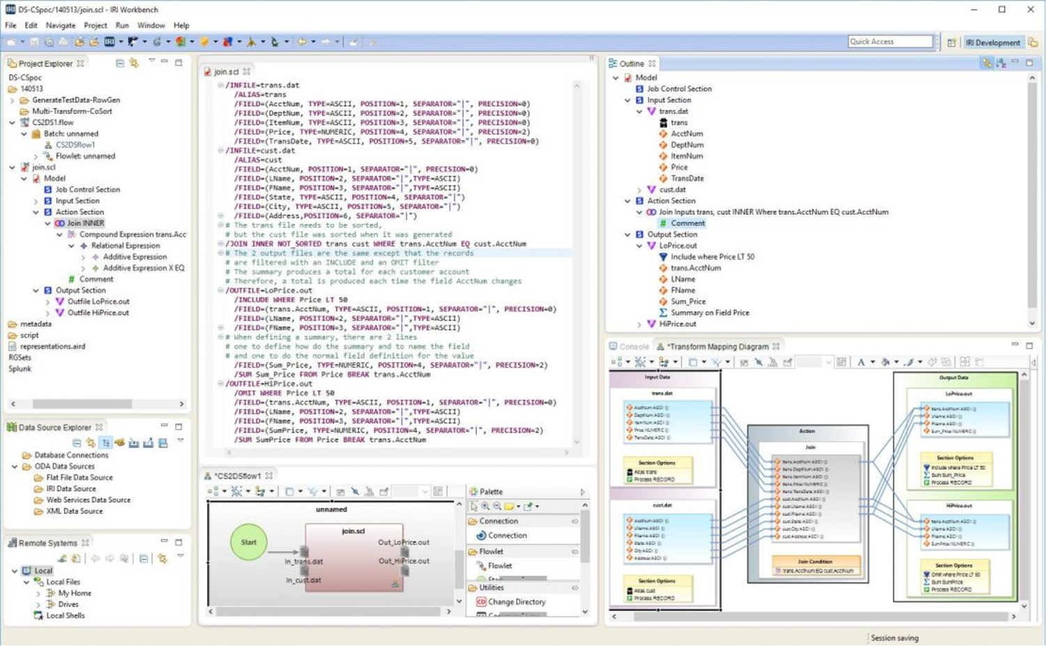 Fig - Using IRI Workbench's 4GL