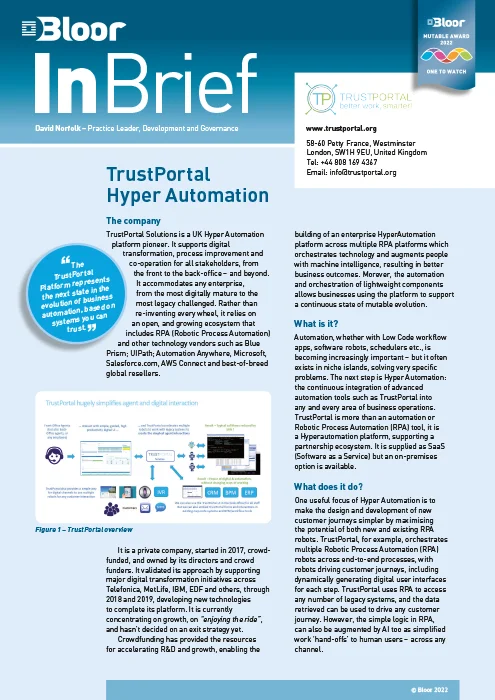 TrustPortal Hyper Automation