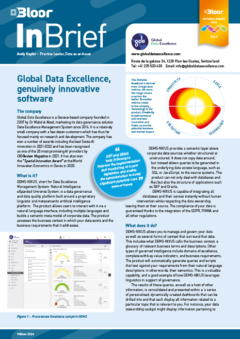 Cover for Global Data Excellence (2023)